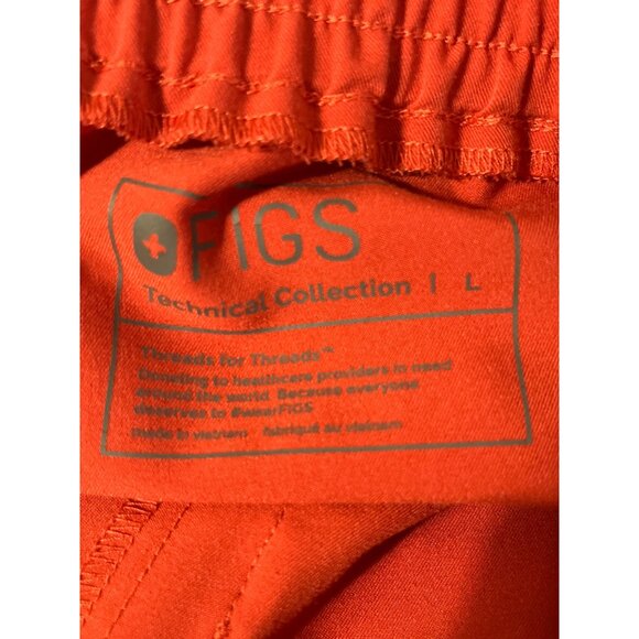 FIGS Women Yola Scrub Pants in Clay size Large - Picture 11 of 13